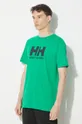 zelena Pamučna majica Helly Hansen
