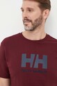 Odzież Helly Hansen t-shirt HH LOGO T-SHIRT 33979 bordowy