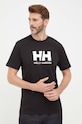 Tričko Helly Hansen HH LOGO T-SHIRT čierna 33979