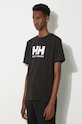 Helly Hansen t-shirt in cotone nero 33979