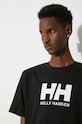 Helly Hansen t-shirt in cotone 33979 nero