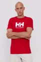 czerwony Helly Hansen t-shirt