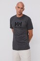Helly Hansen t-shirt HH LOGO T-SHIRT 33979 szary SS24