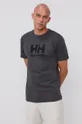 Helly Hansen t-shirt HH LOGO T-SHIRT szary