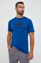 Tričko Helly Hansen HH LOGO T-SHIRT modrá 33979