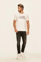 Guess Jeans - T-shirt biały