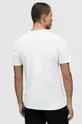 biały AllSaints t-shirt bawełniany BRACE TONIC CREW
