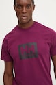 Helly Hansen t-shirt bawełniany TOKYO 53285 fioletowy