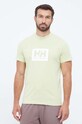 Helly Hansen t-shirt bawełniany TOKYO 53285 zielony AW24