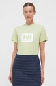 Ρούχα Βαμβακερό μπλουζάκι Helly Hansen TOKYO 53285 πράσινο