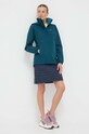 Βαμβακερό μπλουζάκι Helly Hansen TOKYO 53285 πράσινο