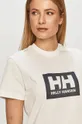 bílá Bavlněné tričko Helly Hansen