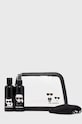 Karl Lagerfeld Zestaw podróżny - kosmetyczka, maseczka i dwa pojemniki 211W3916 czarny 211W3916