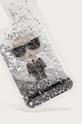 transparentny Karl Lagerfeld Etui na telefon iPhone 12 CG200037 Damski