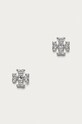 Náušnice Tory Burch KIRA PAVE STUD stříbrná 53423