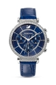 granatowy Swarovski - Zegarek PASSAGE CHRONO 5580342 Damski