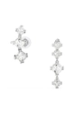 strieborná Swarovski - Náušnice MILLENIA (2-PACK) Dámsky