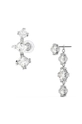 strieborná Swarovski - Náušnice MILLENIA (2-PACK)