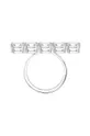 Swarovski - Gyűrű Millenia  nemes acél, Swarovski kristály