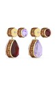 Swarovski - Náušnice Orbita 5600523 viacfarebná SS21