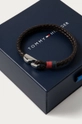 Tommy Hilfiger - Bőr karkötő barna