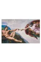 többszínű MuseARTa törölköző Buonarroti Michelangelo The Creation of Adam Uniszex