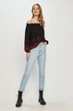 Desigual - Bluza 21SWBW50 negru SS21