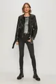 AllSaints - body RAFFI VELVET TYDY BO granatowy