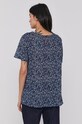 Odzież United Colors of Benetton Bluzka bawełniana 5OA95QBA4.66F granatowy