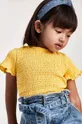 żółty Mayoral - Bluzka dziecięca Dziewczęcy