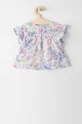 Otroška bombažna bluza GAP vijolična