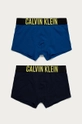 tmavomodrá Calvin Klein Underwear - Detské boxerky (2-pak) Chlapčenský