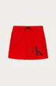 czerwony Calvin Klein - Szorty kąpielowe dziecięce 128-176 cm Chłopięcy
