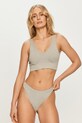 Pieces - Tanga (2-pack) 17107723 šedá AA00