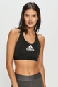 czarny adidas Performance - Biustonosz sportowy GH4788 Damski