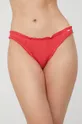 czerwony Pepe Jeans figi kąpielowe SUSAN Damski