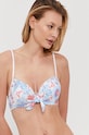 Bikini top Desigual με ενίσχυση λευκό 21SWMK02