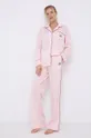 Karl Lagerfeld Πουκάμισο πιτζάμας ροζ