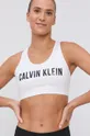 Calvin Klein Performance - Biustonosz sportowy biały