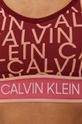 mahagonová Calvin Klein Performance - Sportovní podprsenka