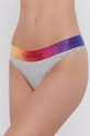 szary Calvin Klein Underwear Stringi Damski