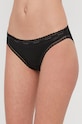 Calvin Klein Underwear - Figi wzorzyste czarny 000QD3766E.4891