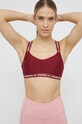 Under Armour biustonosz sportowy Crossback miękka bordowy 1361033