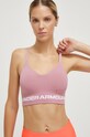 Under Armour sutien sport Seamless usor rigidizat roz 1357719