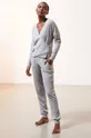 Etam - Pyžamové tričko s dlhým rukávom LAURYL sivá