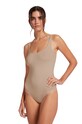 Wolford - Κορμάκι Jamaika πλεκτό ύφασμα μπεζ 75011