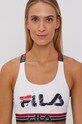 Sportovní podprsenka Fila bílá FU6111