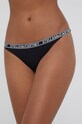 Stella McCartney Lingerie - Stringi dzianina czarny S6L290780
