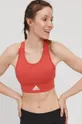 πορτοκαλί adidas - Αθλητικό σουτιέν Γυναικεία
