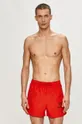 Calvin Klein - Szorty kąpielowe czerwony